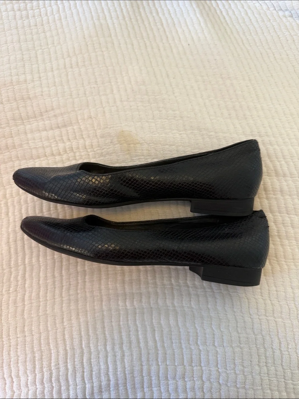 Black Pointed Toe Women's Ballet Flats